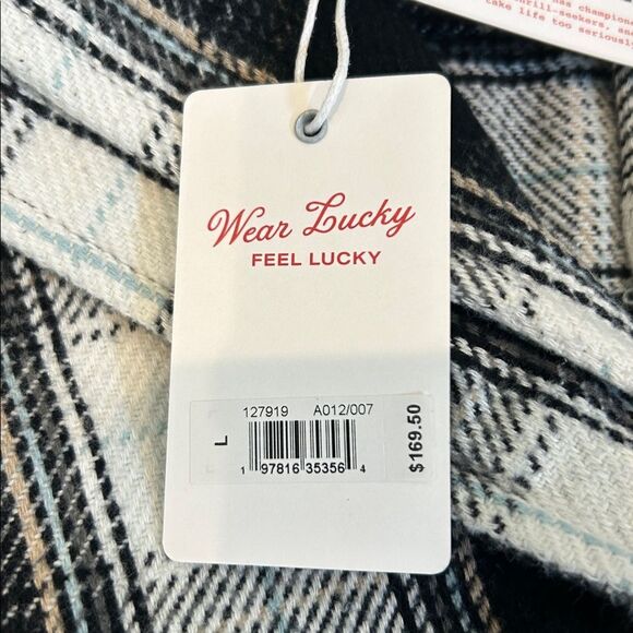 NWT Lucky Brand Cropped Plaid Jacket, Women’s Large - Picture 4 of 7